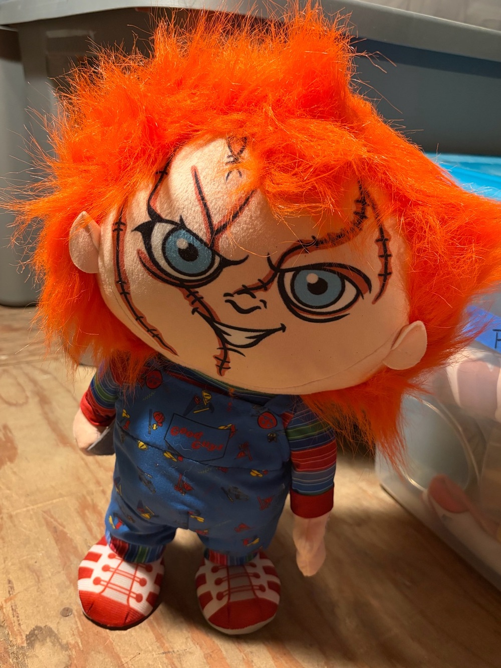 Chucky interactive toy. Talks and walks.